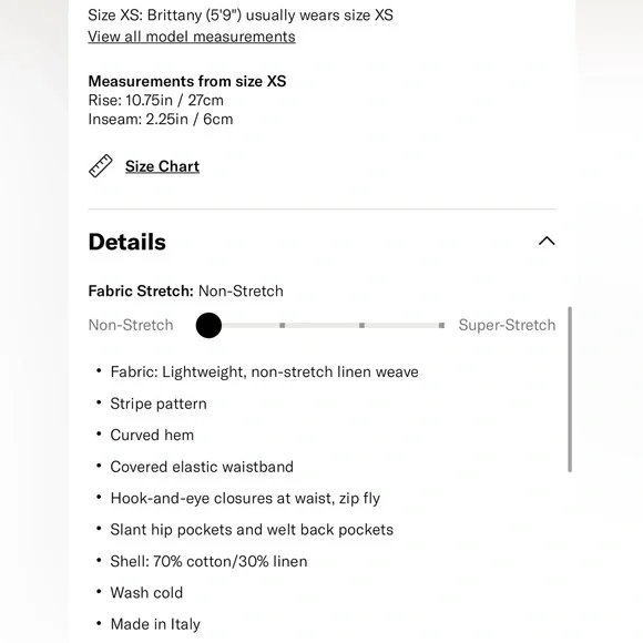 La Ligne Macaulay Striped Shorts - Picture 10 of 10